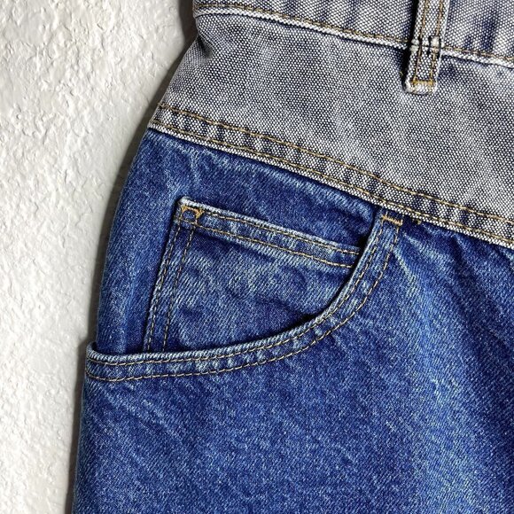 SAM & Max Vintage Denim Skirt Size 7 - Picture 4 of 9